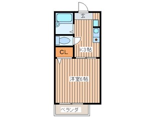 ﾊｲﾂ浜の物件間取画像